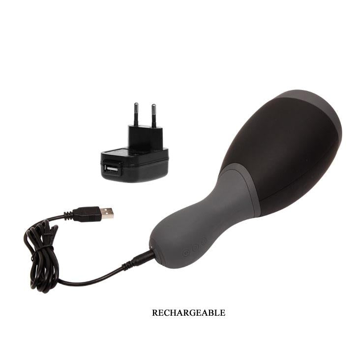 Masturbator vibrant Pretty Love Deep Pleasure din silicon, 23 cm, USB