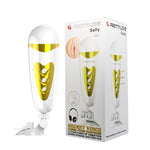 Masturbator vaginal Pretty Love Sally cu 12 vibrații Cyber ​​Skin 23 cm USB