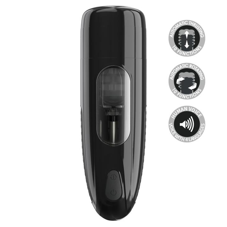 Masturbator rotativ cu 10 funcții Pretty Love Marlon USB