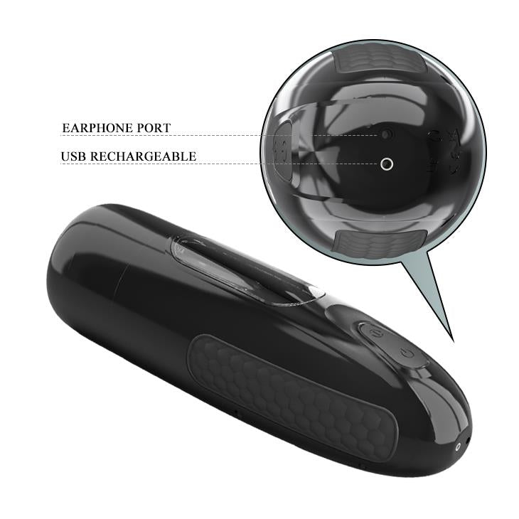 Masturbator rotativ cu 10 funcții Pretty Love Marlon USB
