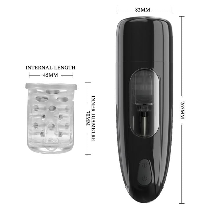 Masturbator rotativ cu 10 funcții Pretty Love Marlon USB