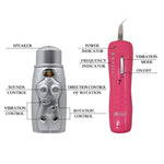 Masturbator vibrator rotativ cu două canale Baile, de culoarea pielii