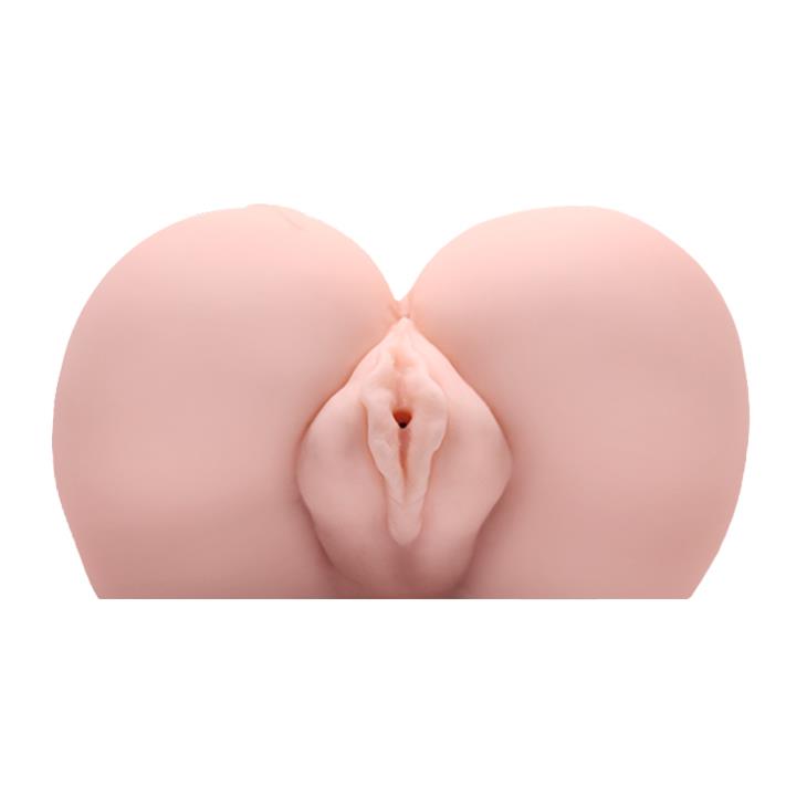 Masturbator Crazy Bull Rose cu vagin și anal, 6 vibrații