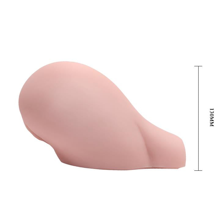 Masturbator Crazy Bull Rose cu vagin și anal, 6 vibrații