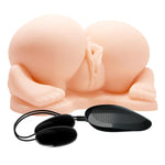 Vagina și fundul vibratoare realiste ale Crazy Bull Passion Lady