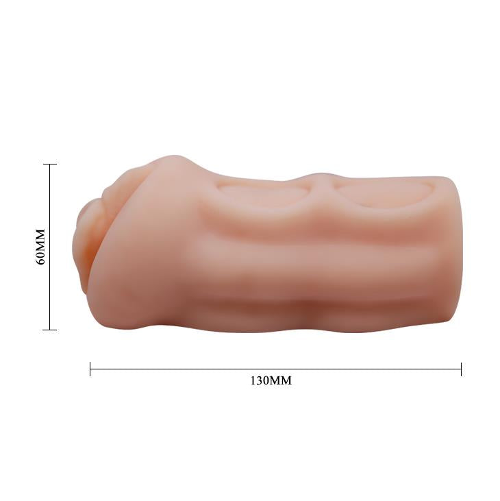 Masturbator Crazy Bull Lillian compact realist impermeabil 13 cm
