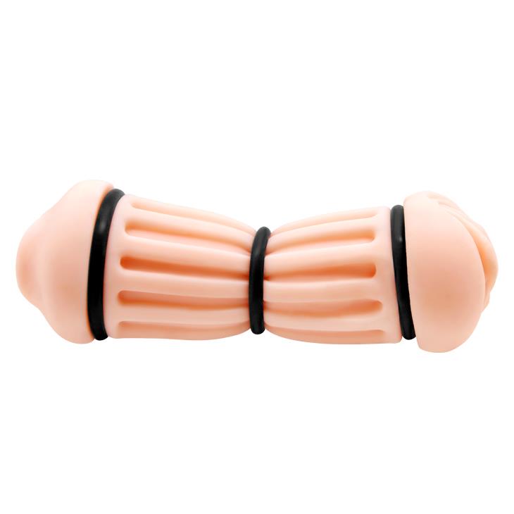 Masturbator dublu Crazy Bull Nancy, realist, cu nervuri