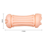 Masturbator dublu Crazy Bull Nancy, realist, cu nervuri