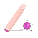 Vibrator realist cu gel Baile, moale, încălzitor, 21 cm