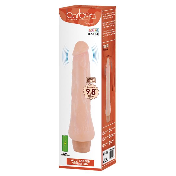 Vibrator Baile Barbara Dryad Flesh 18 cm Soft Skin