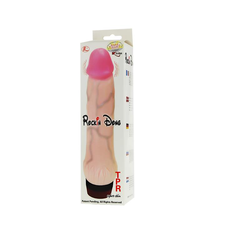 Vibrator clasic gigant Baile Rockin Dong, rezistent la apă