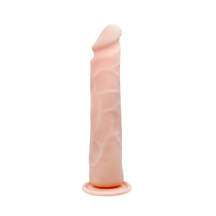 Dildo realist flexibil Baile cu ventuză, culoarea pielii, 24 cm