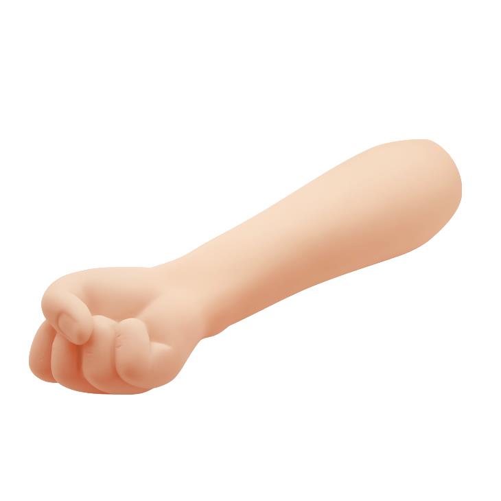 Dildo realist cu pumn Pretty Love, culoarea pielii, 36 cm, impermeabil