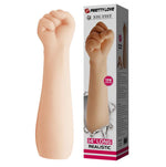 Dildo realist cu pumn Pretty Love, culoarea pielii, 36 cm, impermeabil