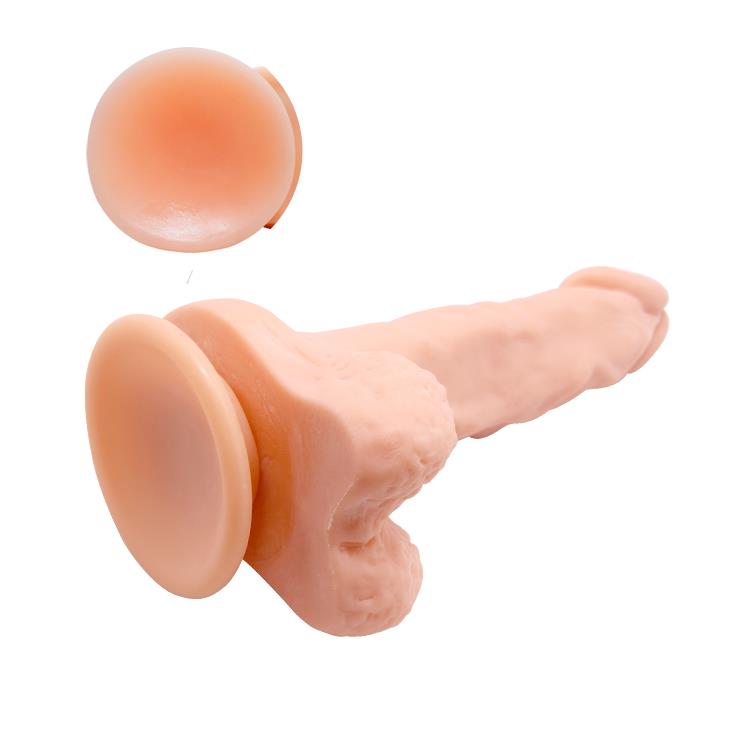 Vibrator realist Baile Barbara culoarea pielii 17 cm