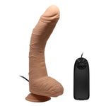 Vibrator realist curbat Baile Beautiful Alex 28 cm