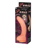 Vibrator realist Baile cu ventuză și telecomandă
