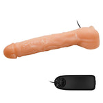 Vibrator realist Baile cu ventuză și telecomandă
