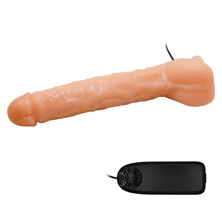 Vibrator realist Baile cu ventuză și telecomandă