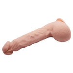 Dildo realist curbat Baile Jason 25 cm culoarea pielii cu ventuză