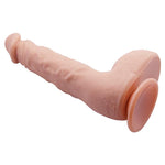 Dildo realist curbat Baile Jason 25 cm culoarea pielii cu ventuză