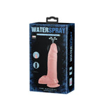 Vibrator realist Baile cu telecomandă și spray de apă 18 cm