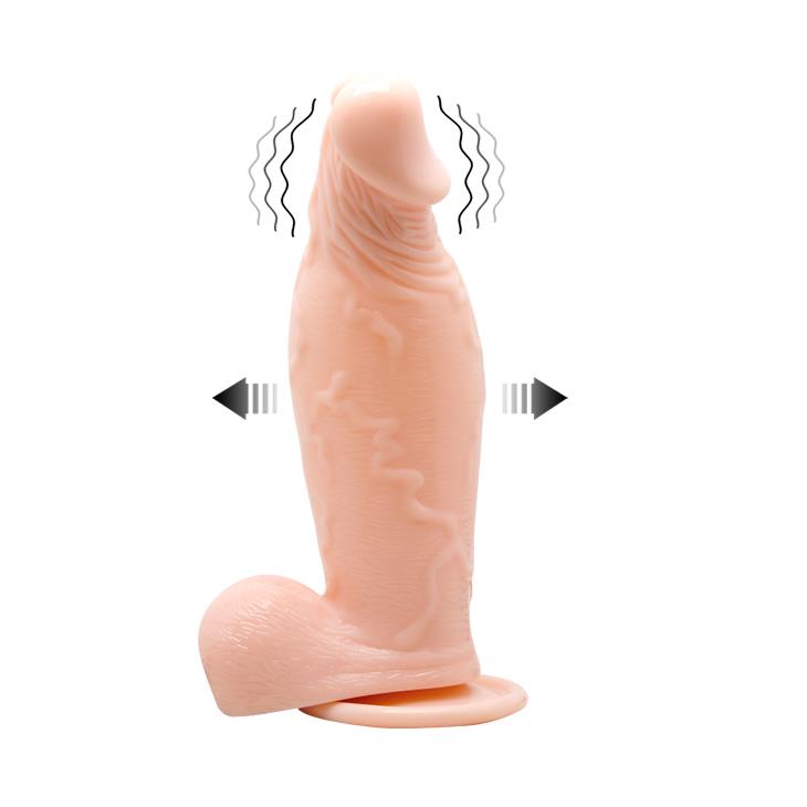 Vibrator gonflabil realist pentru corp Baile cu ventuză