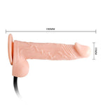 Dildo gonflabil realist Baile, culoarea pielii, 19 cm