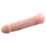 Vibrator realist Baile de culoarea pielii cu ventuză