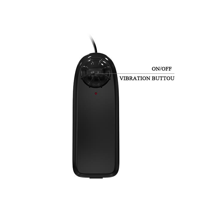 Vibrator realist Baile de culoarea pielii, cu rotație și ventuză