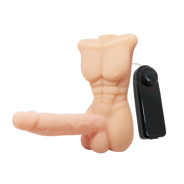 Masturbator vibrant pentru bărbat Baile Temptation Bigger Man, 13 cm