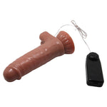 Vibrator realist cu ventuză Baile Beautiful Maddox 18,5 cm