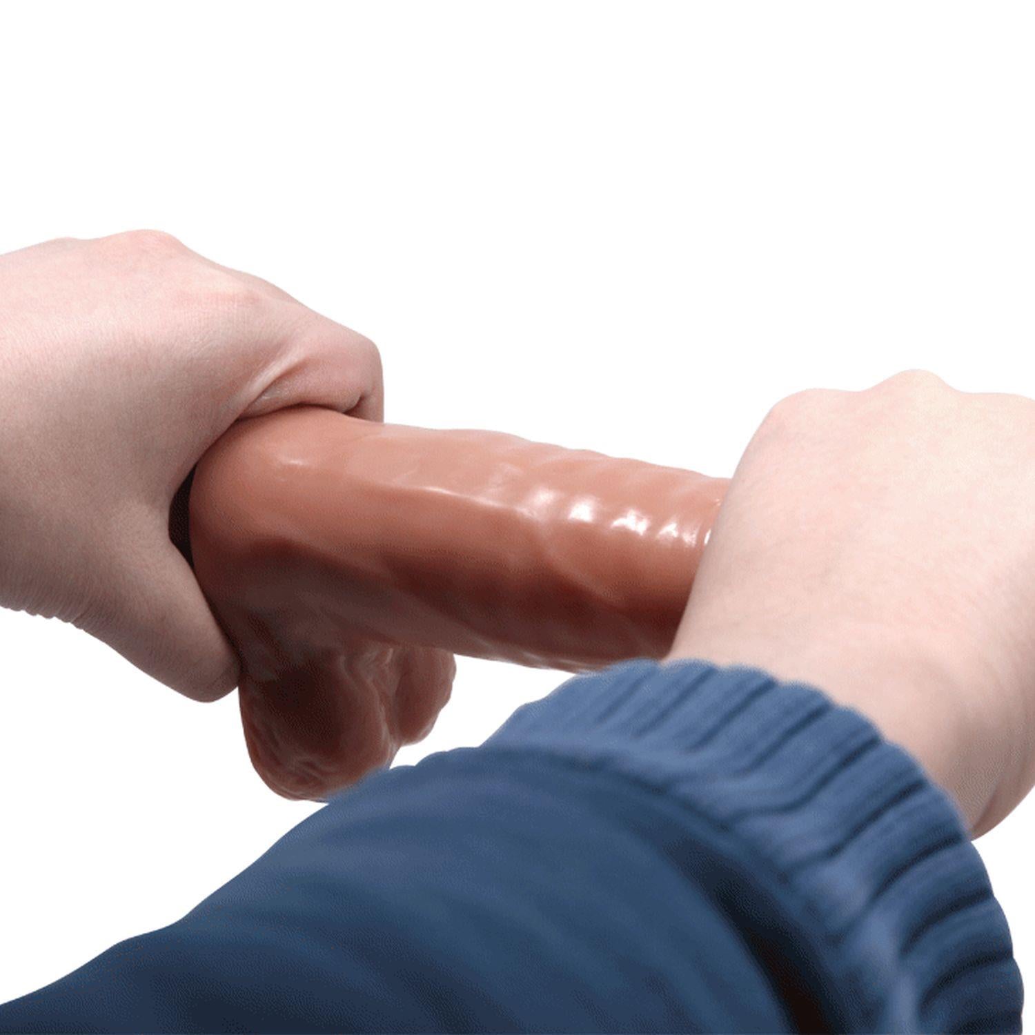 Vibrator realist cu ventuză Baile Beautiful Maddox 18,5 cm