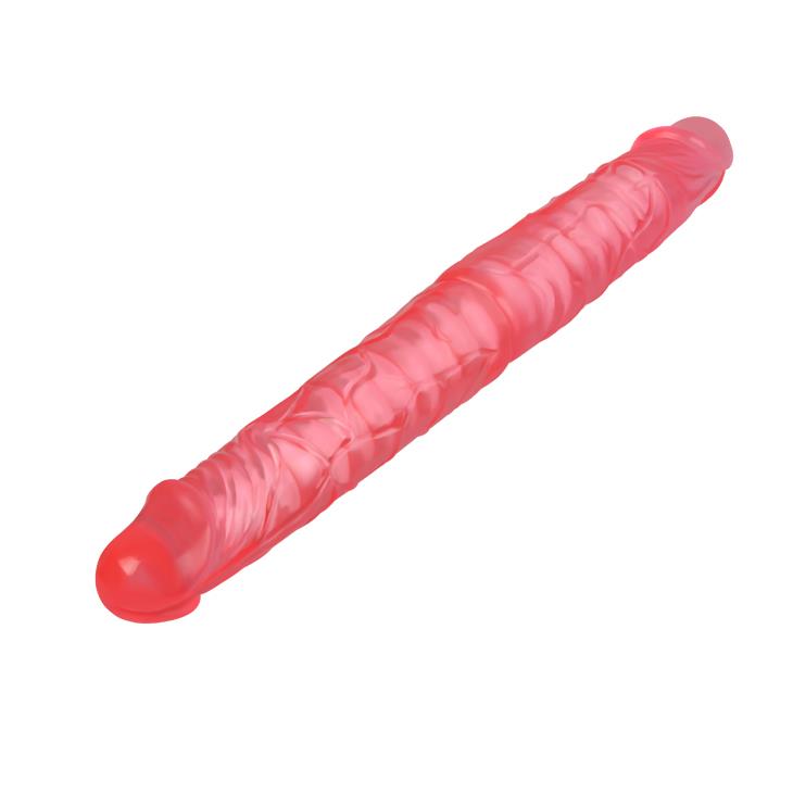 Dildo dublu Baile, dur, gros, 36 cm