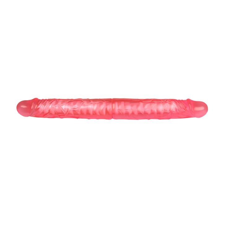 Dildo dublu Baile, dur, gros, 36 cm