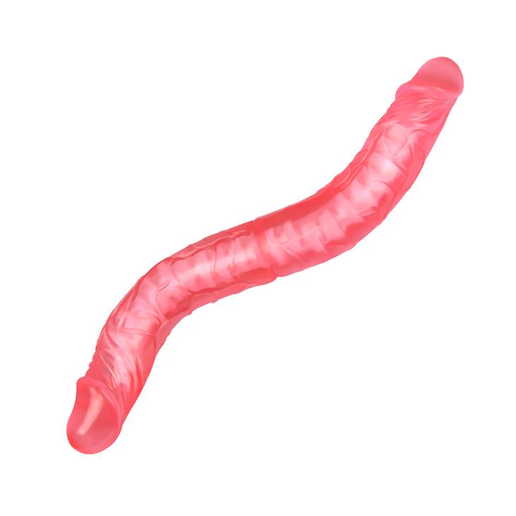 Dildo dublu Baile, dur, gros, 36 cm