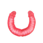 Dildo dublu Baile, dur, gros, 36 cm