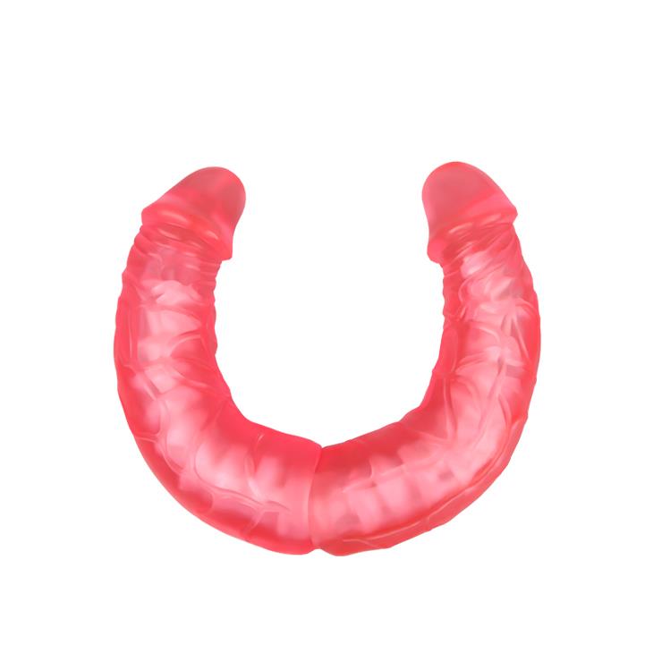 Dildo dublu Baile, dur, gros, 36 cm