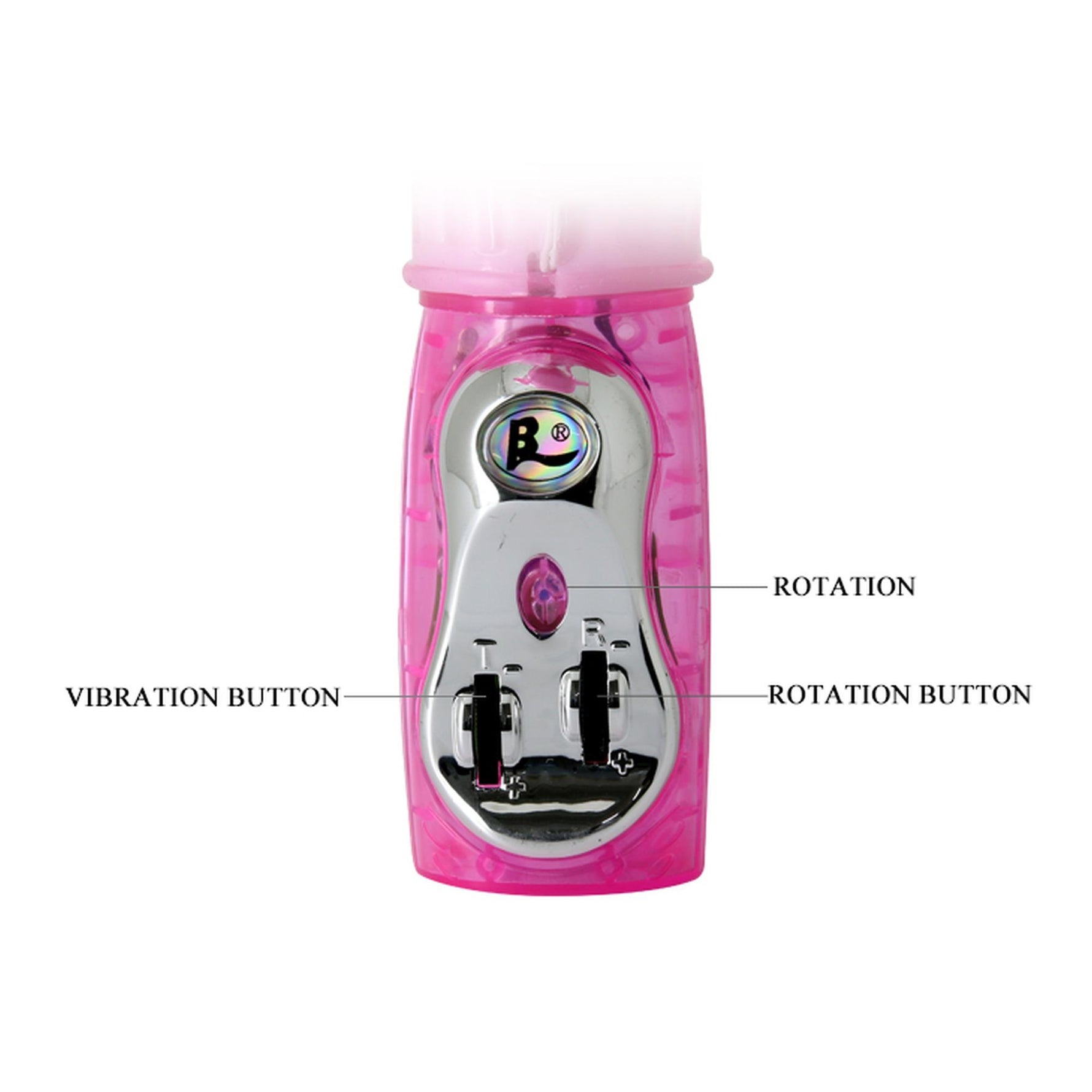 Vibrator rotativ Baile Deluxe Dream Lover cu formă de iepuraș