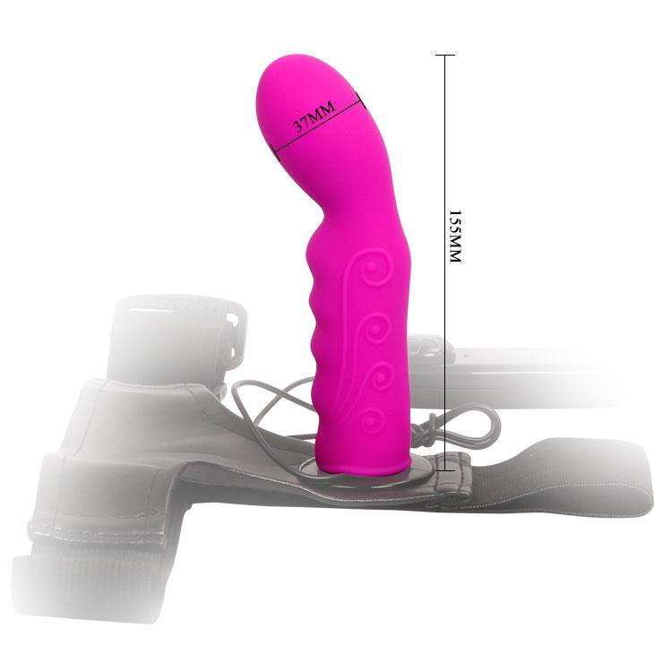 Strapon vibrant din silicon Baile cu ham Ultra