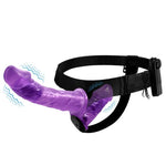 Strapon Baile Ultra Passionate cu vibrații duble