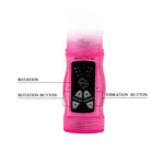 Vibrator iepure roz Baile Crazy Rabbit 24 cm cu rotator