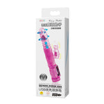 Vibrator iepure roz Baile Crazy Rabbit 24 cm cu rotator