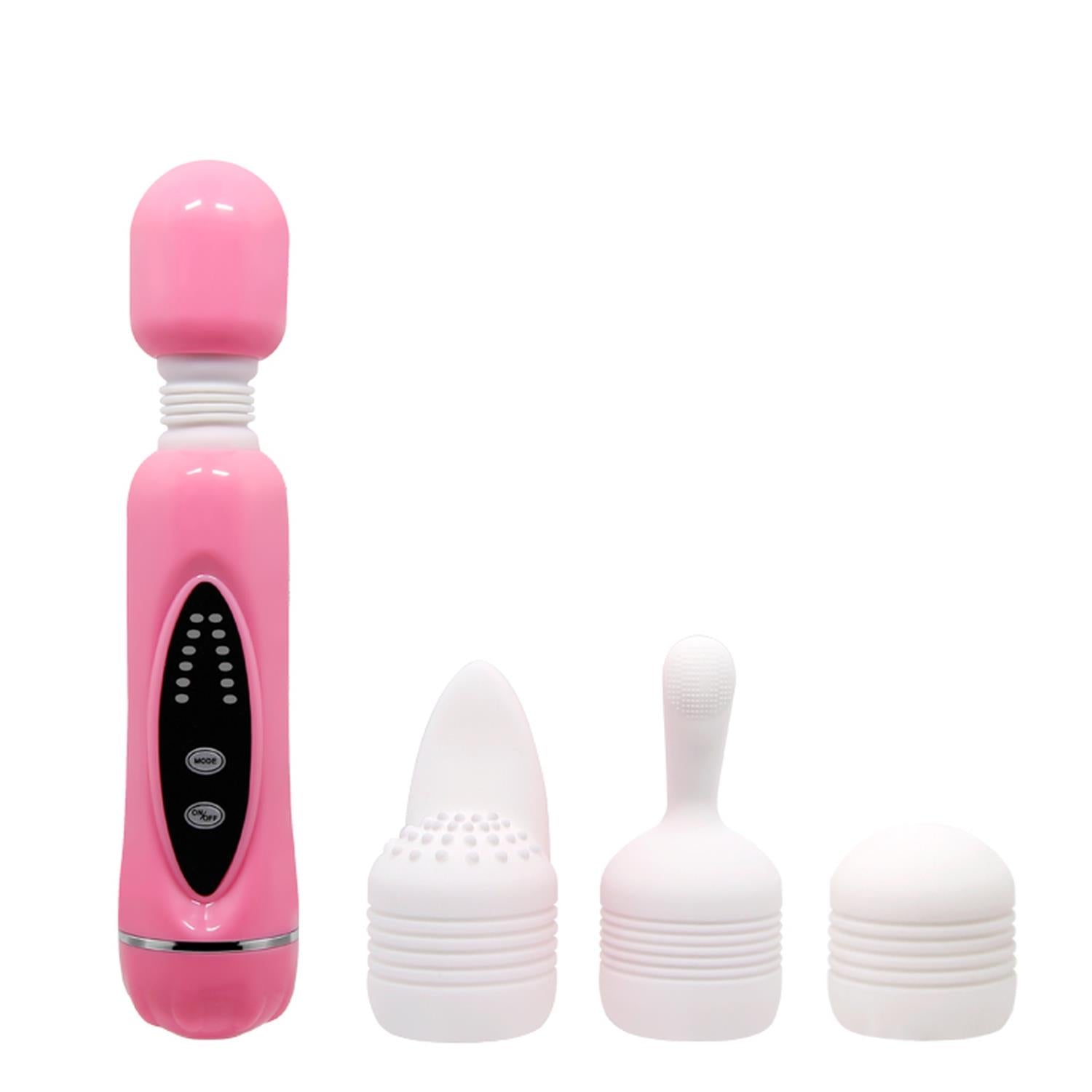 Aparat de masaj vibrator Baile Magic cu 12 funcții, 3 accesorii
