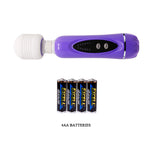 Masaj vibrant Baile cu 12 funcții și 3 accesorii din silicon
