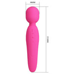 Vibrator Pretty Love Curtis Magenta USB din silicon, model iepuraș