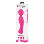 Vibrator Pretty Love Curtis Magenta USB din silicon, model iepuraș