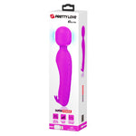Vibrator Pretty Love Curtis Purple cu USB din silicon, model iepuraș