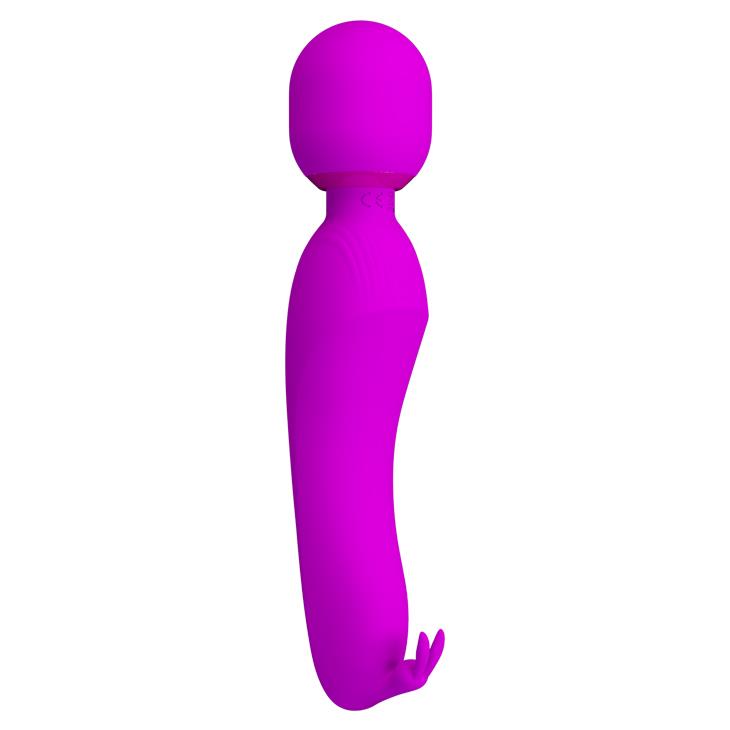 Vibrator Pretty Love Curtis Purple cu USB din silicon, model iepuraș