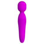 Vibrator Pretty Love Curtis Purple cu USB din silicon, model iepuraș